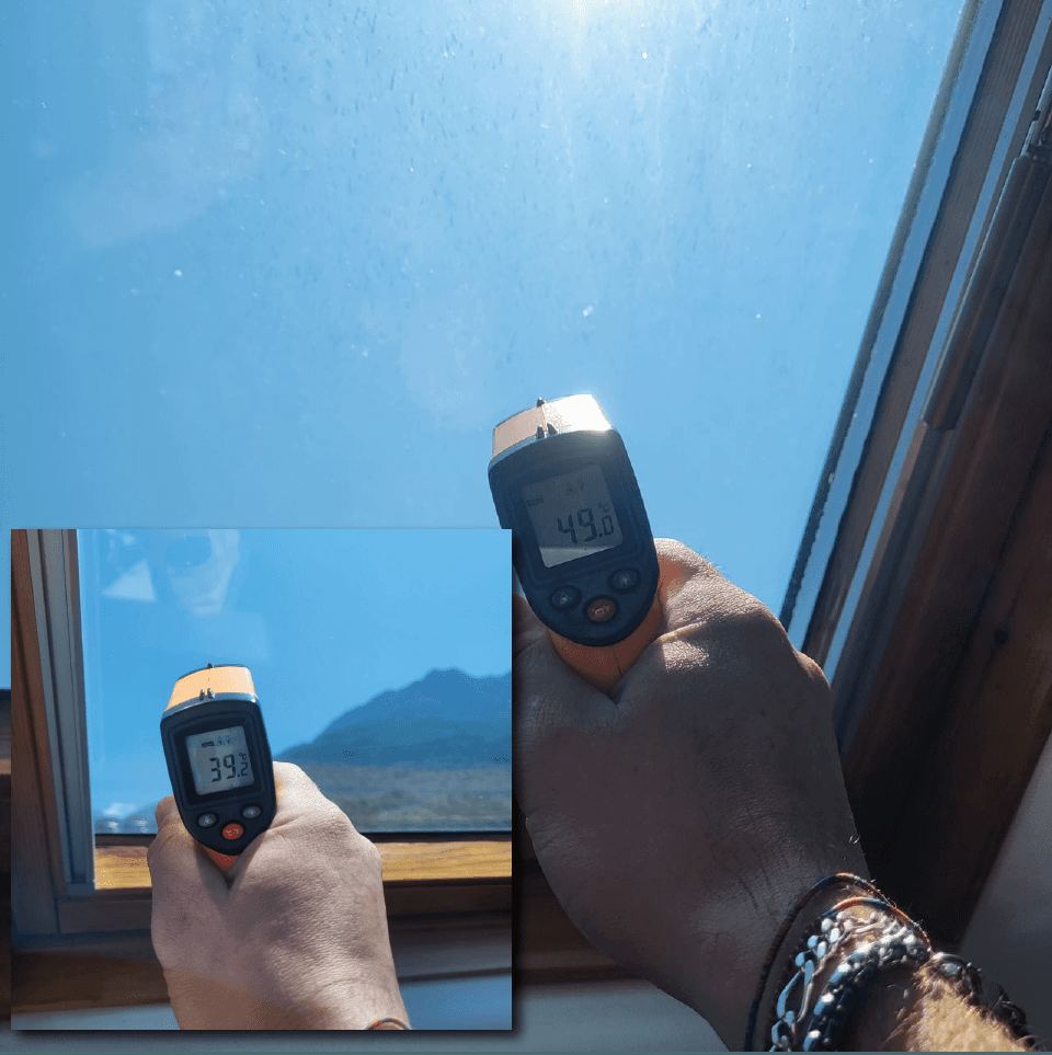 Lavoro di Oscuramento vetrate e pellicole anticalore realizzato da VAM Deco in Ticino (foto 1)